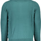 Green Cotton Men Sweater