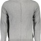 Gray Cotton Men Sweater