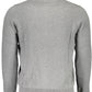 Gray Cotton Men Sweater