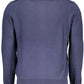 Blue Cotton Men Sweater