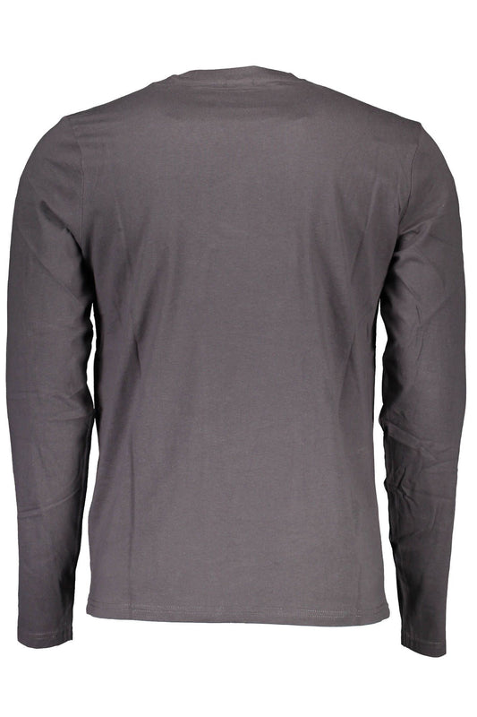 Gray Cotton Men T-Shirt