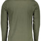 Green Cotton Men T-Shirt