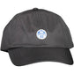 Black Polyamide Men Cap