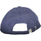 Blue Polyamide Men Cap