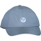 Blue Polyamide Men Cap