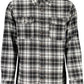 Black Polyester Men Shirt