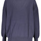 Blue Wool Women Sweater