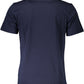 Blue Cotton Men T-Shirt