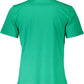 Green Cotton Men T-Shirt