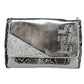 Silver Polyethylene Women Handbag