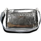 Silver Polyethylene Women Handbag