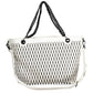 White Polyethylene Women Handbag