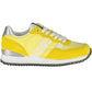 Yellow Polyester Women Sneaker