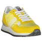 Yellow Polyester Women Sneaker