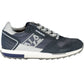 Blue Polyester Men Sneaker