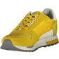 Yellow Polyester Men Sneaker