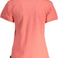 Pink Cotton Women Polo Shirt