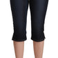 Chic Low Waist Capri Denim Pants