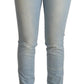 Elegant Slim Fit Cotton Blend Jeans