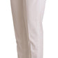 Elegant Mid Waist Tapered Trousers