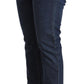 Elegant Mid Waist Skinny Denim