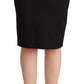 Chic Pencil Cut Knee-Length Skirt