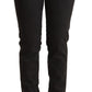 Chic Black Low Waist Skinny Denim