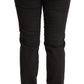 Chic Black Low Waist Skinny Denim