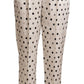 Chic High Waist Polka Dotted Tapered Pants