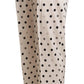 Chic High Waist Polka Dotted Tapered Pants