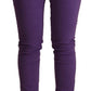 Chic Purple Low Waist Skinny Jeans