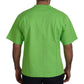 Chic Green Crewneck Short Sleeve Tee