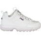 White Polyester Women Sneaker