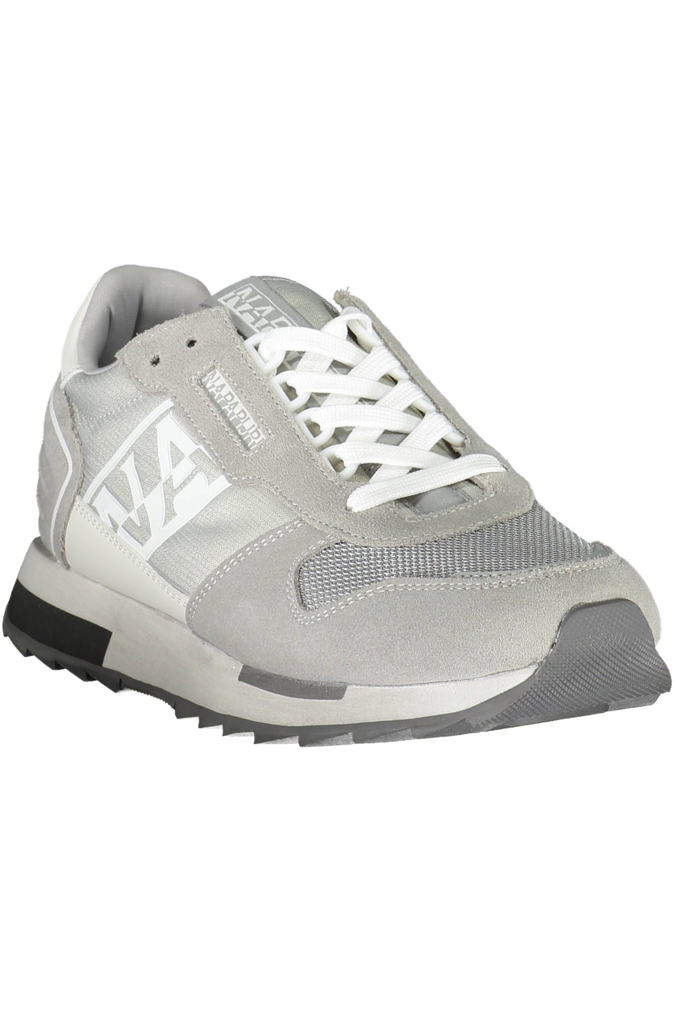 Gray Polyester Men Sneaker