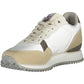 White Polyester Men Sneaker