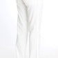 Chic White Striped Straight Fit Pants