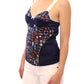 Blue Sailor Motif Stretch Tank Top