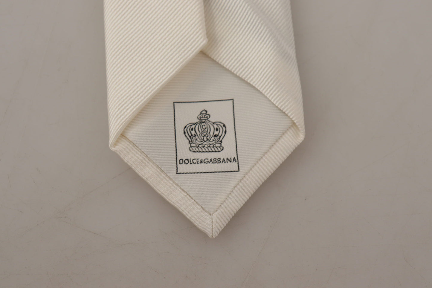 Off-White 100% Silk Slim Adjustable  Accessory Necktie