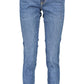 Blue Cotton Women Skinny Jean