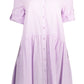 Pink Cotton Women Dress