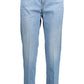 Light Blue Cotton Women Jeans