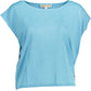 Light Blue Viscose Women Top