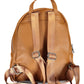 Brown Polyethylene Women Backpack