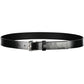 Black Leather Men Belt