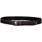 Black Leather Men Belt