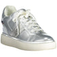 Silver Polyester Women Sneaker