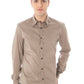 Green Cotton Men Shirt