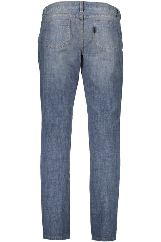 Blue Cotton Women Jeans