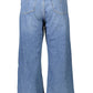 Blue Cotton Women Jeans