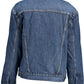 Blue Cotton Women Jacket